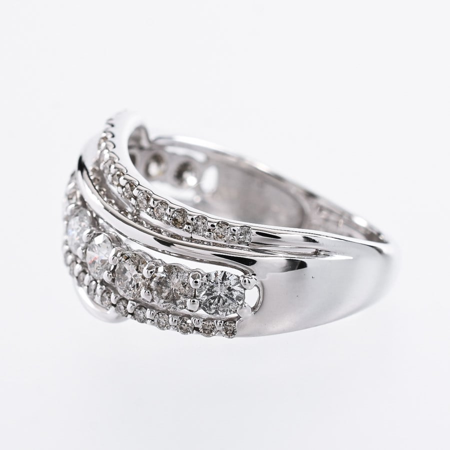 K18 ダイヤモンドリング　新品未使用品 K18イエローゴールドダイヤモンドリング(RFR027-001)|TSUTSUMI