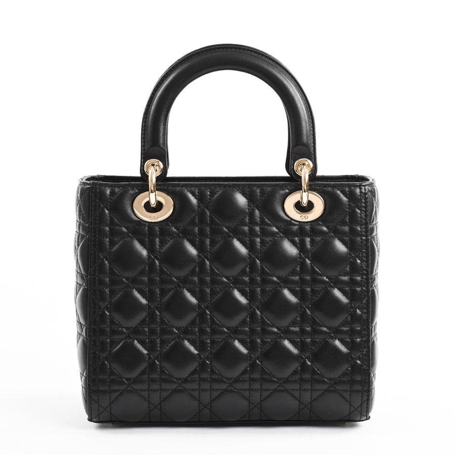 レディディオールミディアム(約W24xH20xD9.5cm(実寸) ブラック