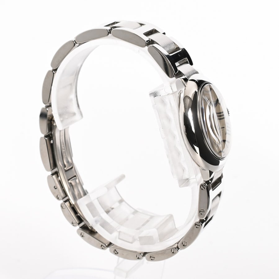 カルティエ Cartier バロン ブルー ドゥ カルティエ W69010Z4 アイボリー ステンレススチール クオーツ レディース 腕時計 W69010Z4 シルバー Cartier（カルティエ）バロンブルー SM 中古 | 東京