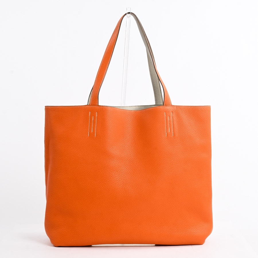 ドゥブルセンス36(約W45xH32xD13cm オレンジ / パールグレー