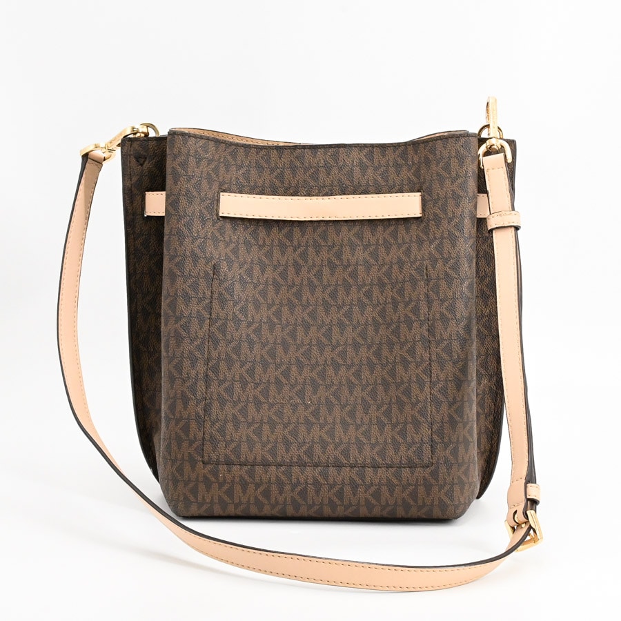 ショルダーバッグ(約W18xH25xD14cm(実寸) ダークブラウン): ブランド