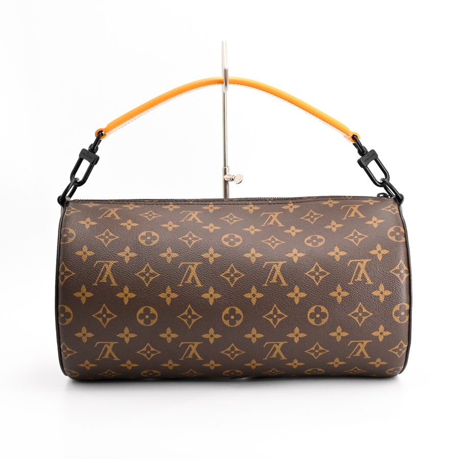 ソフトポロション(約W33xH17xD17cm(実寸) ブラウン / オレンジ