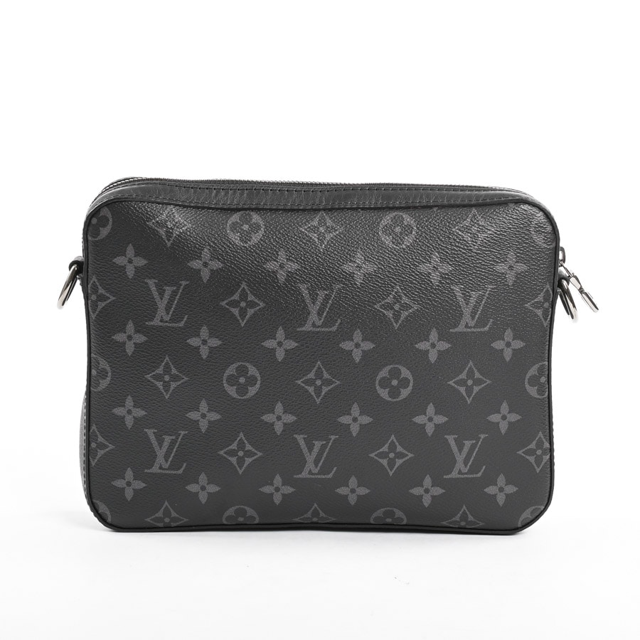 トリオメッセンジャー(約W25xH18.5xD7cm ブラック): ブランドバッグ