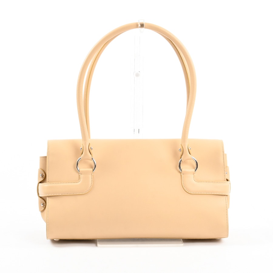 ショルダートートバッグ(約W31xH14xD11cm(実寸) ベージュ): ブランド