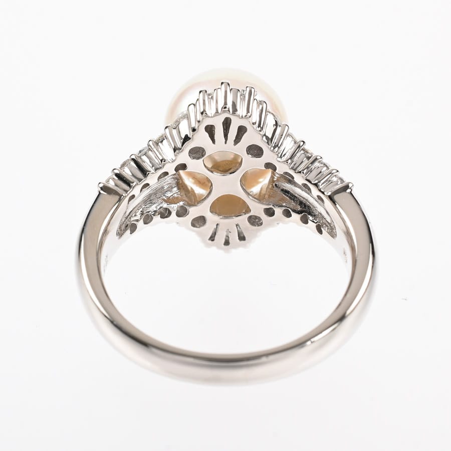 パール リング | Pt900 | 中古A品| レディース│タサキ 【公式