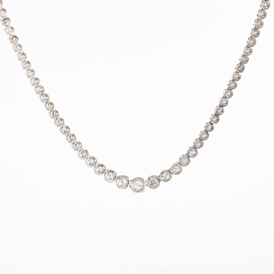 ダイヤ ネックレス | プラチナ850 | 中古A品| レディース│ノン