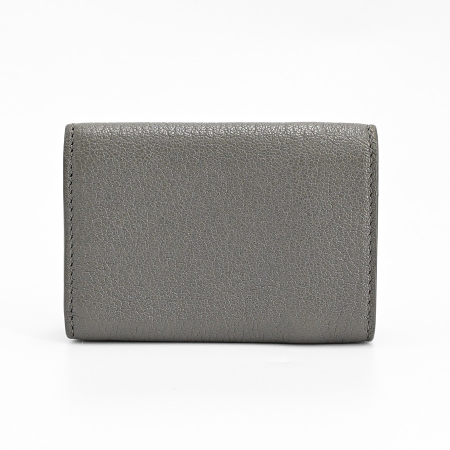 クラシックエッジシティミニウォレット(約W9.5xH6.5cm(実寸) グレー