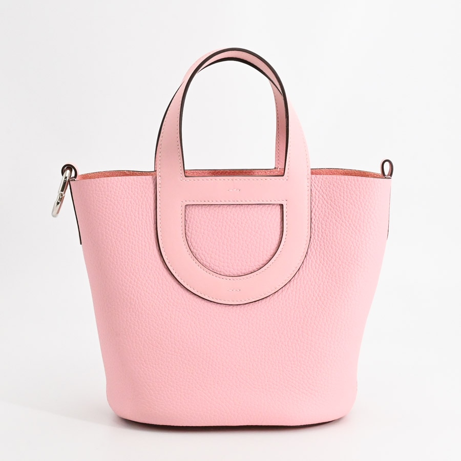 【希少！早い者勝ち！】HERMES インザループコンパクト　ピンク インザループ18 | ハンドバッグ | トリヨンクレマンス | 未使用品