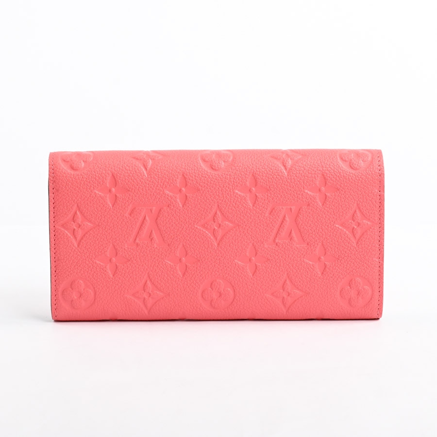 ポルトフォイユエミリー(約W18.5xH9.5cm(実寸) ピンク): ブランド財布