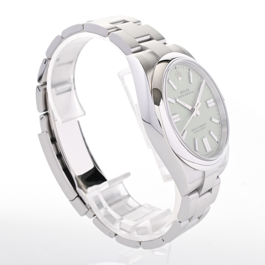 デイトジャスト(ケース:約41mm/ブレスサイズ:約18.5cm ピスタチオ