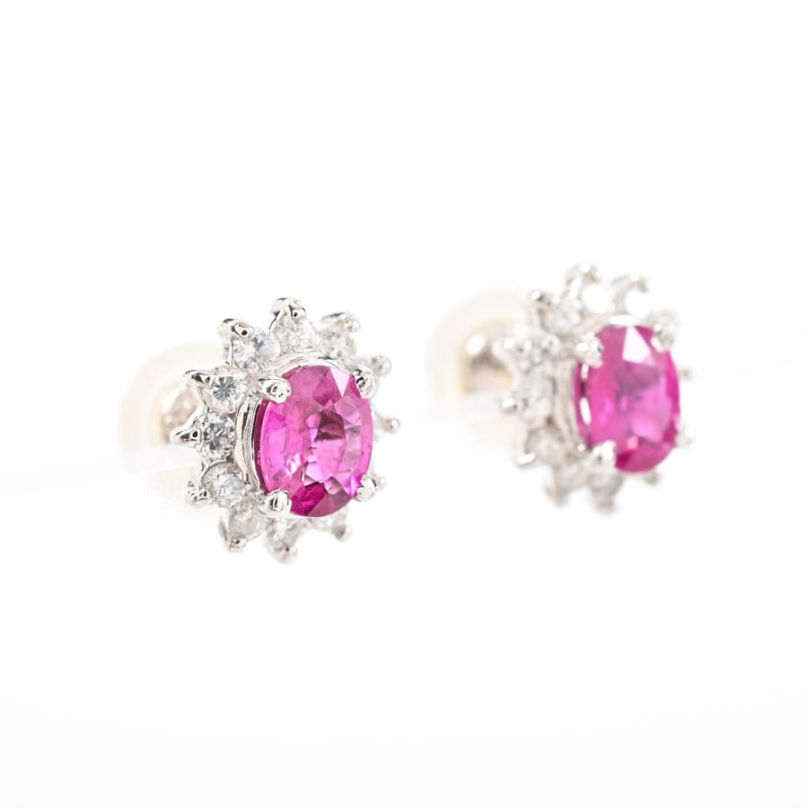 ルビー ピアス(チャーム:約W7xH8mm): ジュエリー【公式】ブランド品