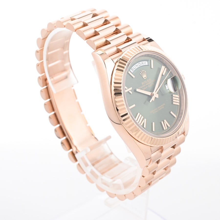 デイデイト(ケース:約40mm/ブレスサイズ:約18.5cm グリーン): ブランド