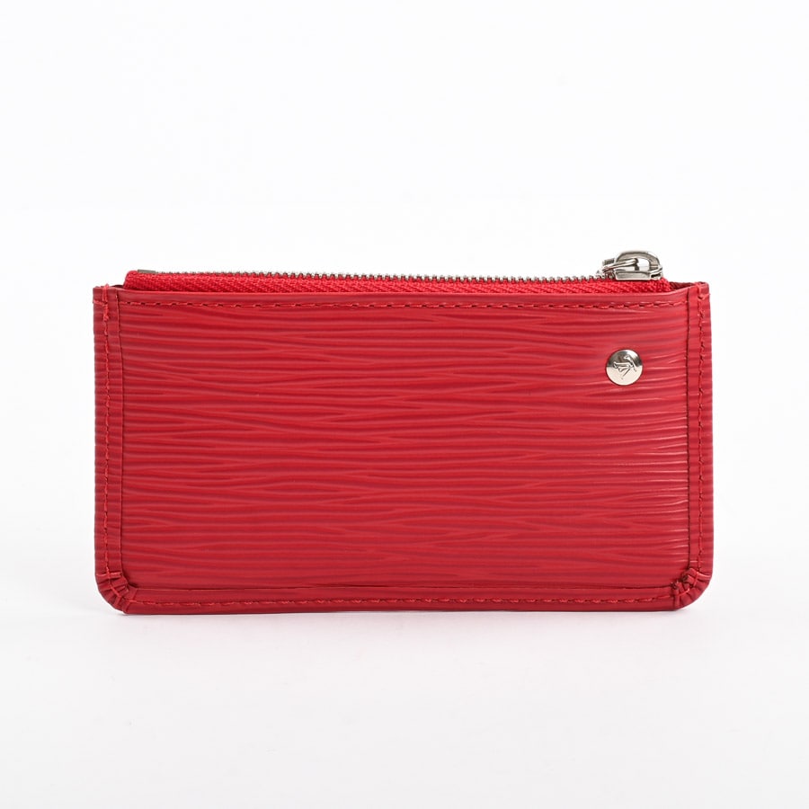 ポシェットクレ(約W12.5xH6.5cm(実寸) レッド): ブランド財布【公式
