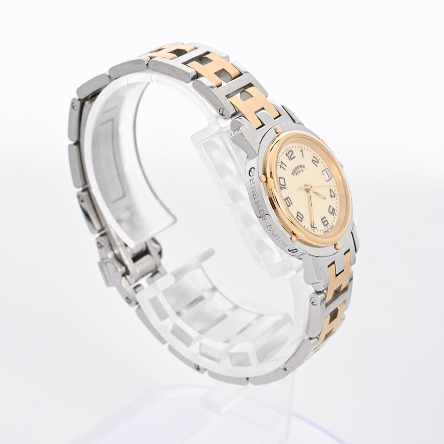クリッパー(ケース:約24mm/ブレスサイズ:約15.5cm アイボリー
