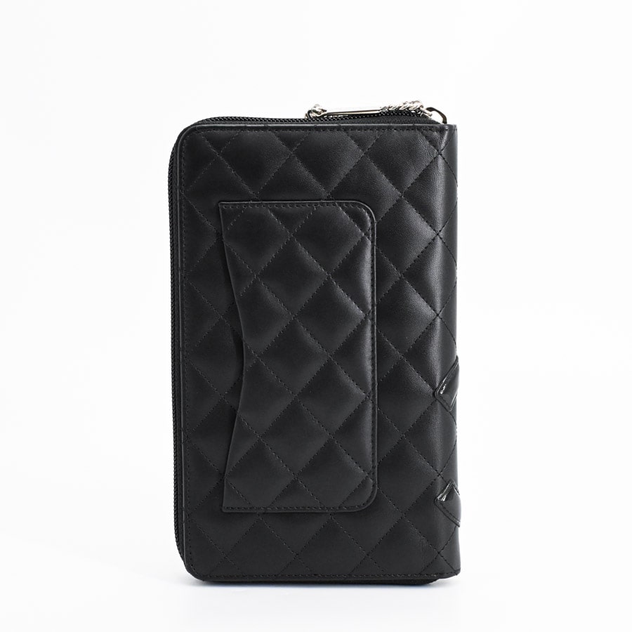 カンボンオーガナイザーウォレット(約W12.5xH20.5cm(実寸) ブラック