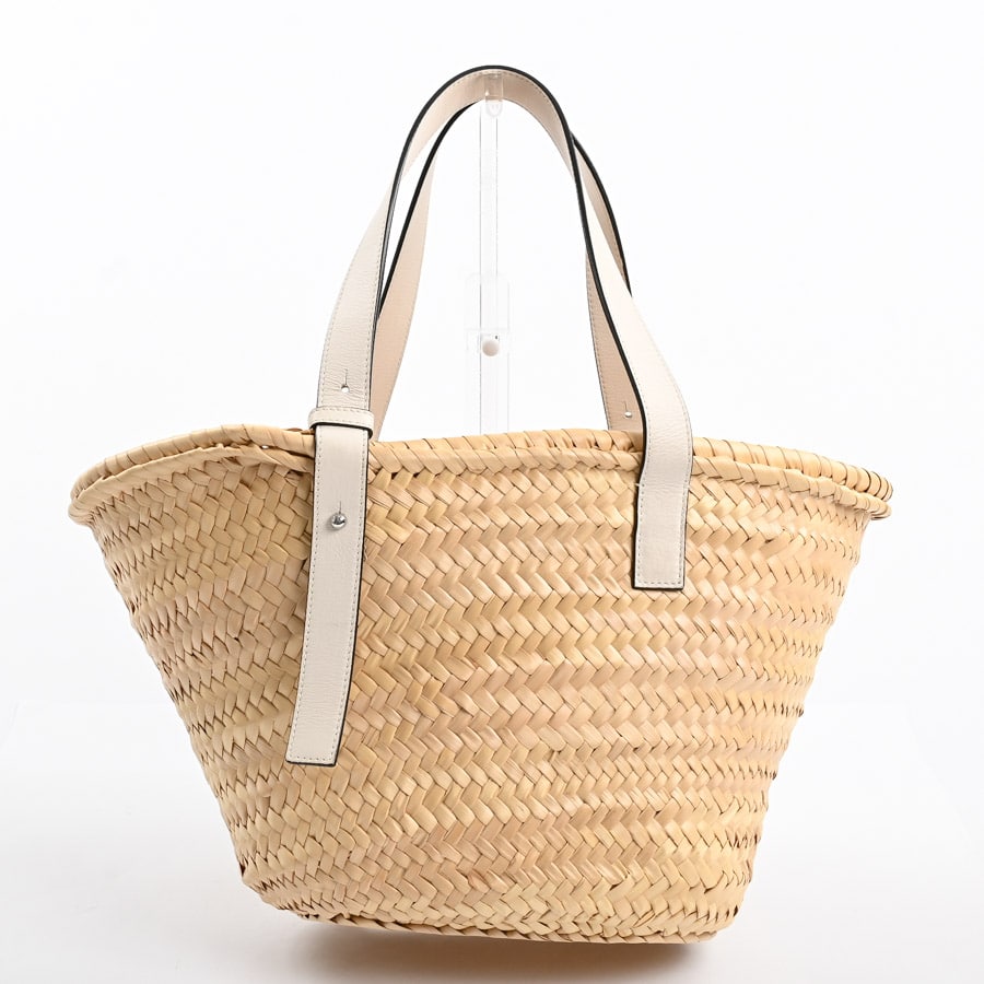 バスケットバッグラージ | ショルダーバッグ | ラフィア | 中古A品