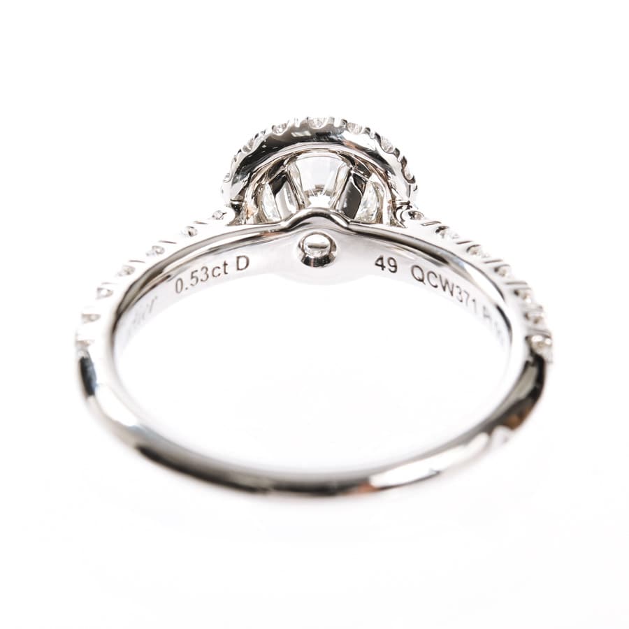 カルティエ リング 指輪 ダイヤ 0.53ct ソリテール スリーカラー トリニティ 50号 K18YG/WG/PG【中古】BLJ カルティエ | デスティネソリテール | N4246049 | Pt950 | 中古A品