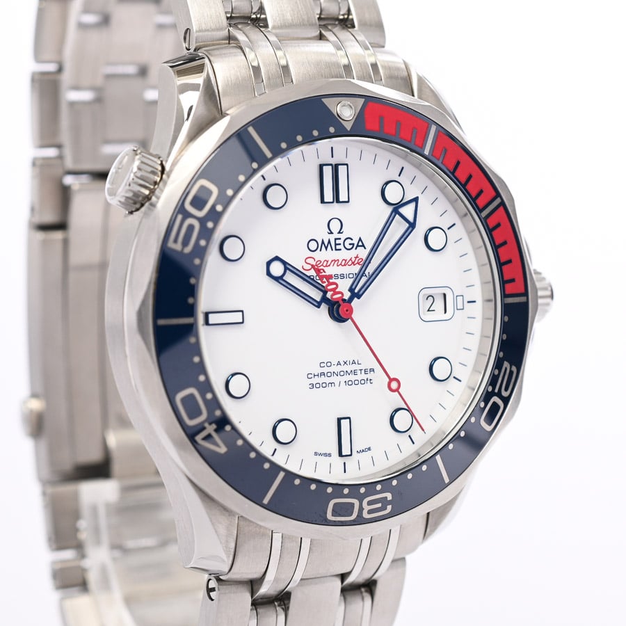 オメガ シーマスター プラネットオーシャン セラゴールド GMT