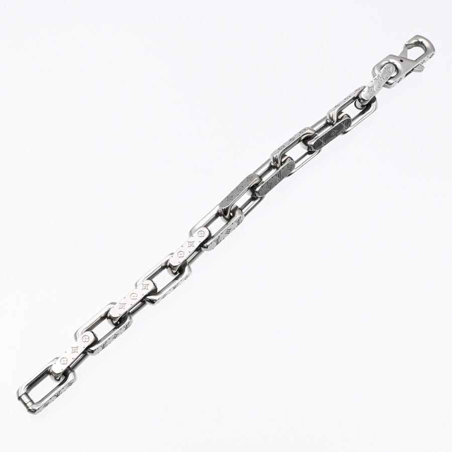 ブレスレットチェーンモノグラム | M00308 | メタル | 中古AB品