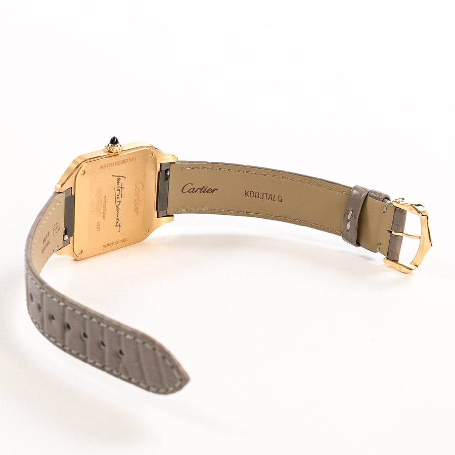 サントス デュモンLM グレーラッカー | WGSA0097 | イエローゴールド