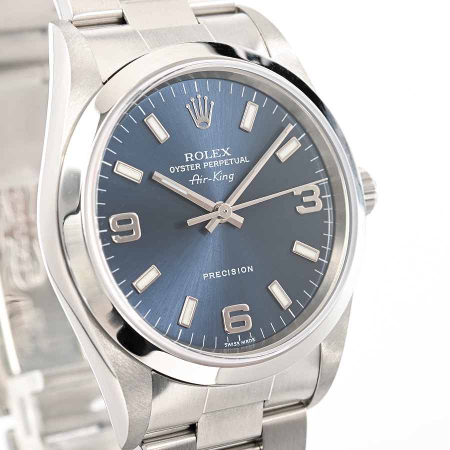 エアキング(ケース:約34mm/ブレスサイズ:約17.5cm ブルー369