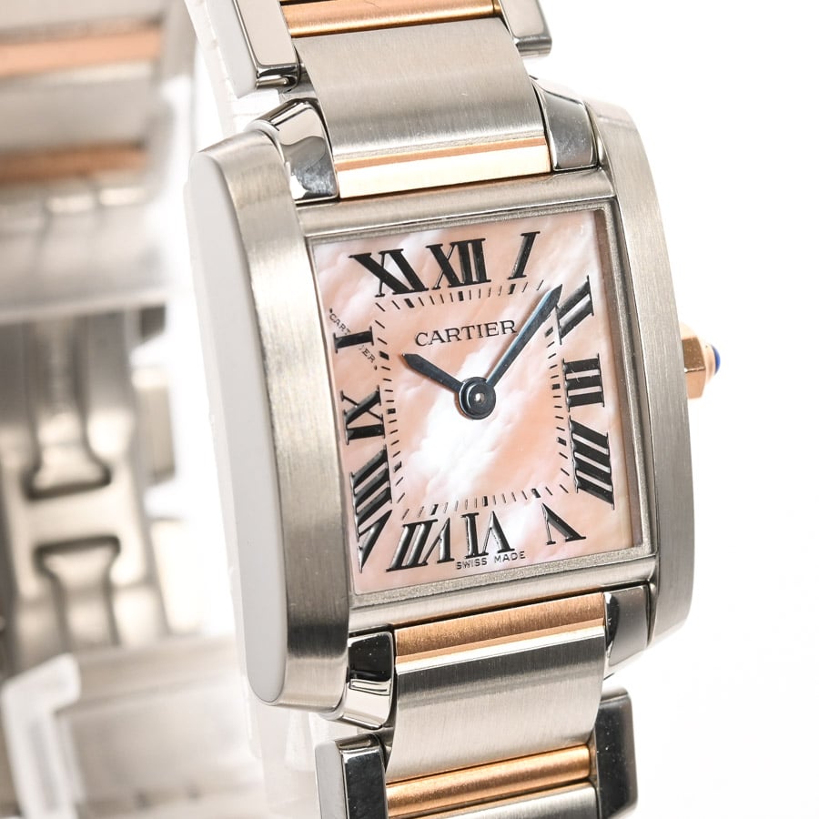 【美品】2020年製　Cartier カルティエ　タンクフランセーズ 楽天市場】【中古】 カルティエ CARTIER タンク フランセーズ SM
