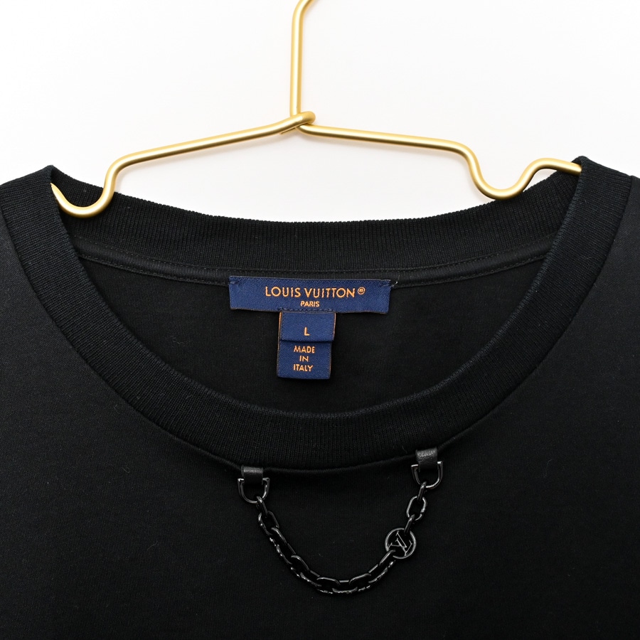LVxYKセルフタイTシャツ(メーカーサイズ#L/肩幅46x身幅52x着丈
