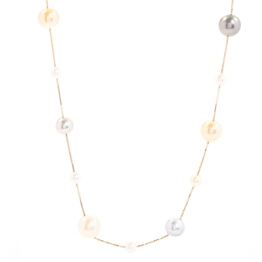 2set✨TASAKI パール ステーション チェーン ネックレス&ブレスレット 2set✨TASAKI パール ステーション チェーン ネックレス