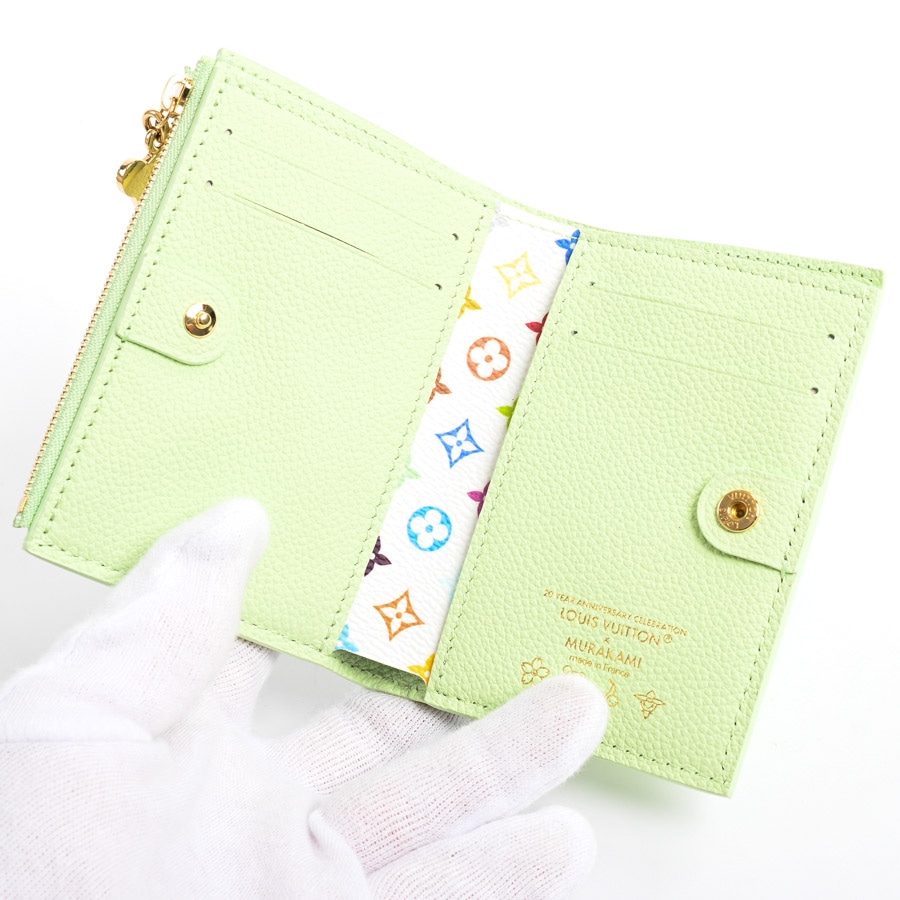 LOUIS VUITTON ポルトフォイユ　グリーン ルイヴィトンポルトフォイユ ロックミニ 日本限定 ミスト