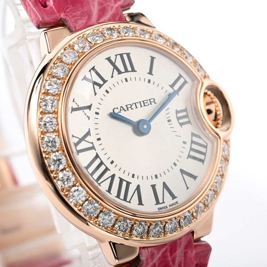 【ジャンク】　Cartier バロンブルー テーブルクロック置時計 シルバー バロン ブルー トラベルクロック 中古 ｜ カルティエ | 腕時計の