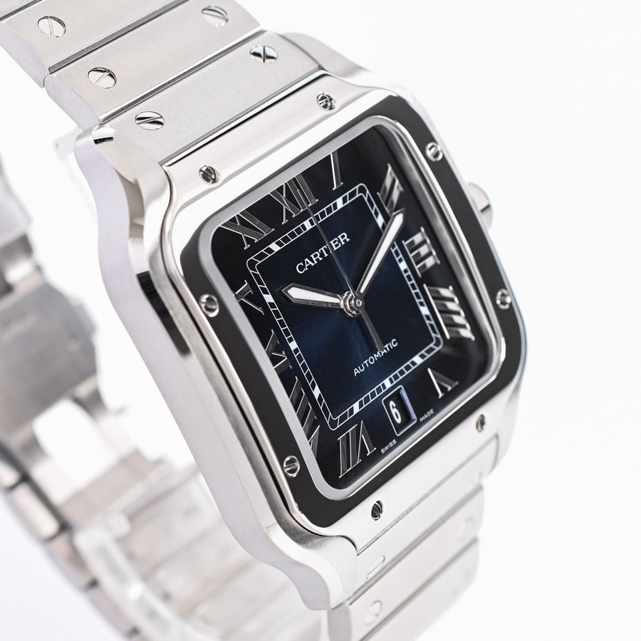 カルティエ Cartier サントスドゥカルティエ LM用 サントス ドゥ カルティエ LM(ケース:約39.8mm(実寸)/ブレス