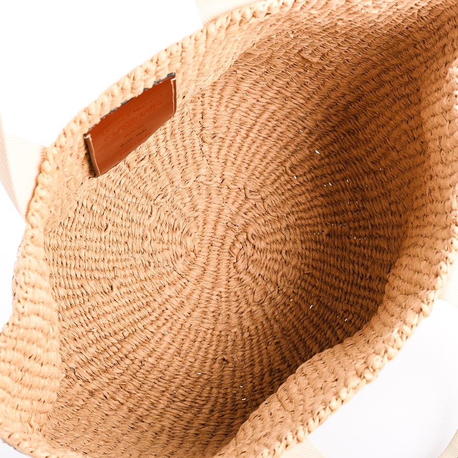 WOODYラージバスケット(約W30/49xH29xD27cm(実寸) ホワイト