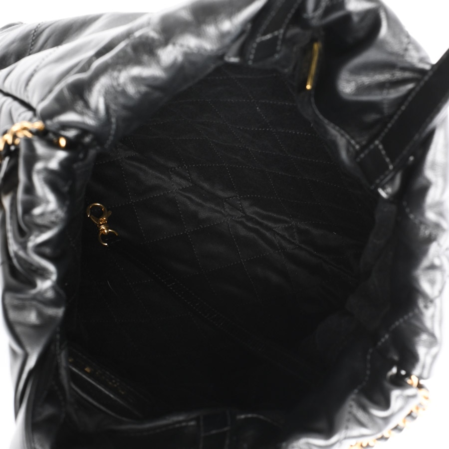 CHANEL22バックパック(約W28xH33xD7cm(実寸) ブラック