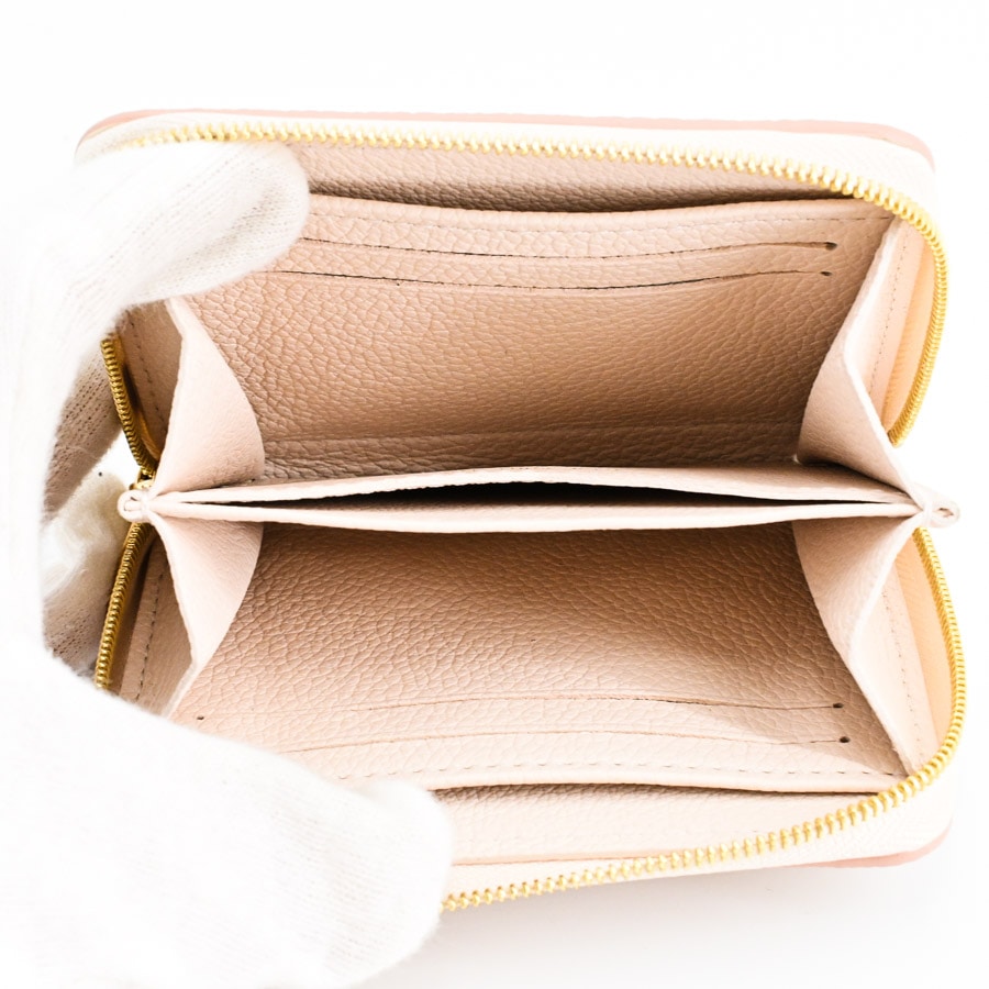 グレース　LOUIS VUITTON ピンクベージュ ジッピーコインパース グレース LOUIS VUITTON ピンクベージュ ジッピーコインパース