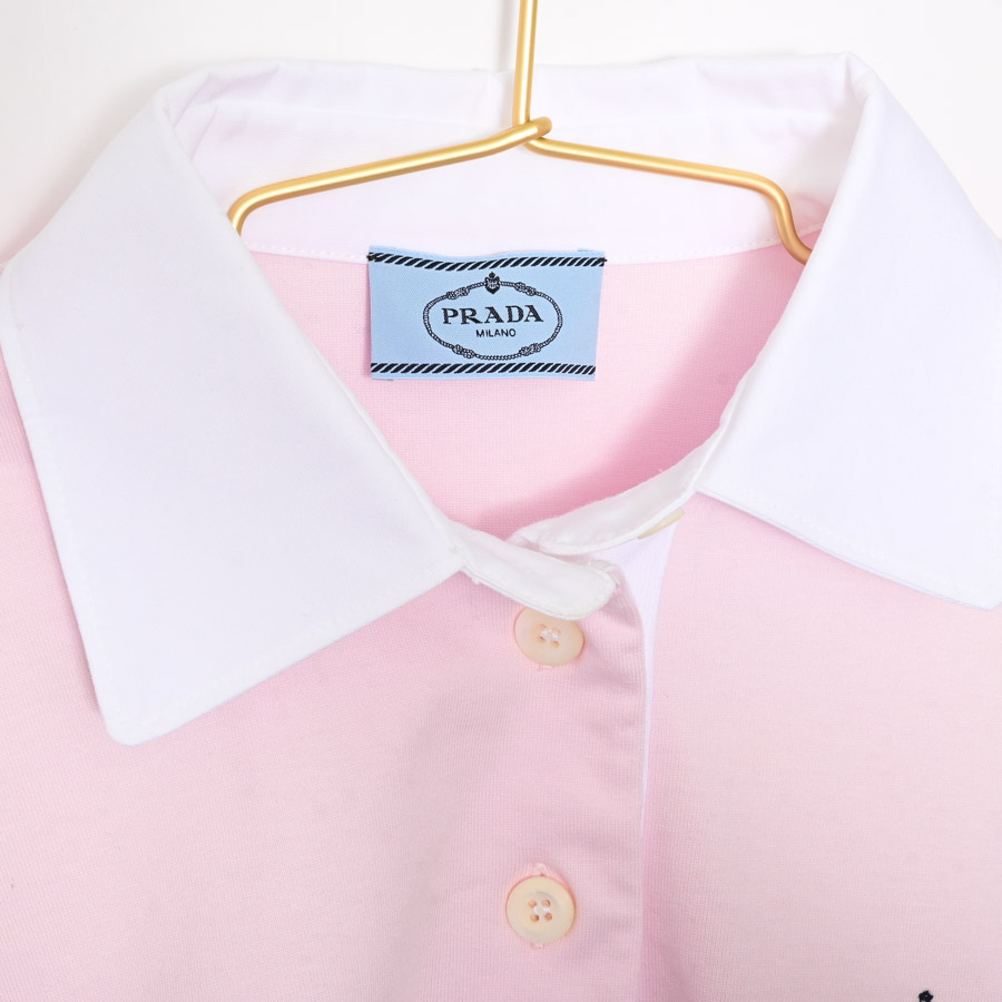 ポロシャツ(メーカーサイズXS/肩幅44.5x身幅61x着丈44.5x袖丈61.5cm