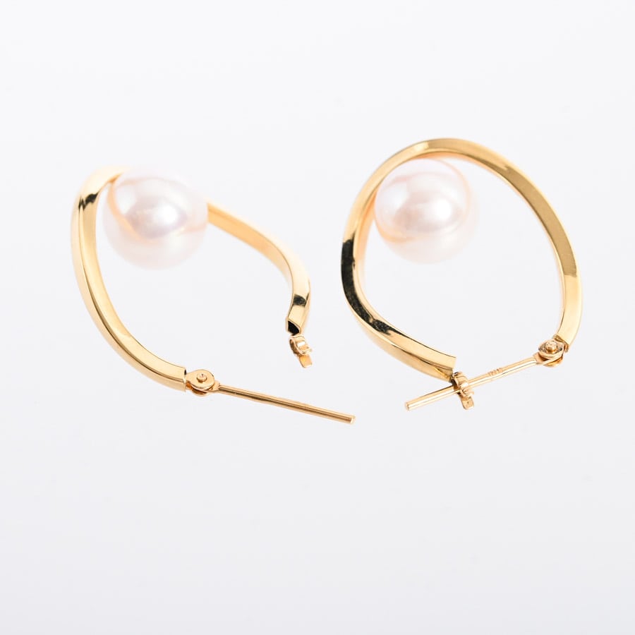 パールチャームピアス K10パールピアスチャーム｜ピアスチャーム｜アガット 公式