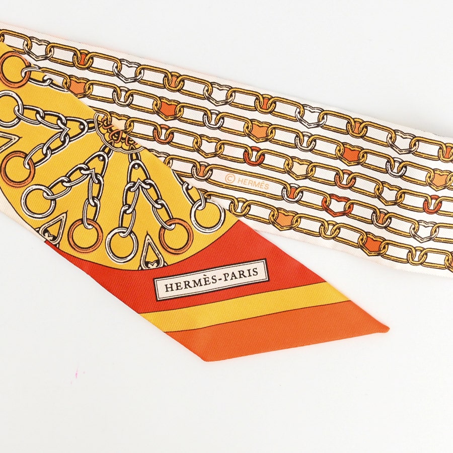 HERMES シルク ツイリー ロデオ ツイリー | シルク | 未使用品| ユニセックス│エルメス 【公式