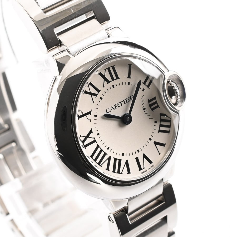 【CARTIER/カルティエ】 バロンブルーSM W69010Z4  腕時計 ステンレススチール クオーツ シルバー文字盤 レディース【中古】【真子質店】【BL】【MaTDMo】 カルティエ(CARTIER)カルティエ バロンブルーSM 腕時計 時計