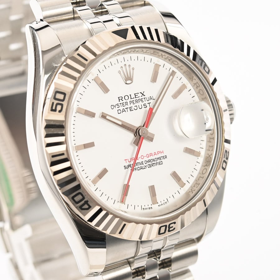 ターノグラフ(ケース:約36mm/ブレスサイズ:約18.5cm ホワイト