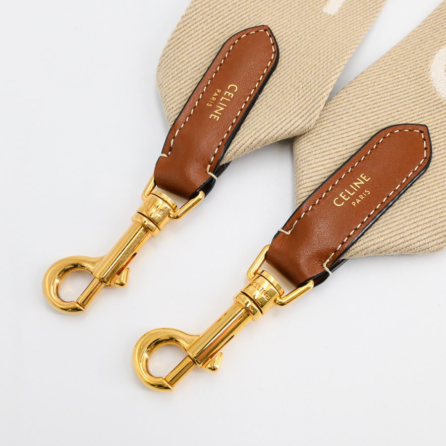ショルダーストラップ(全長104x幅6cm(実寸) ベージュ): ブランド小物