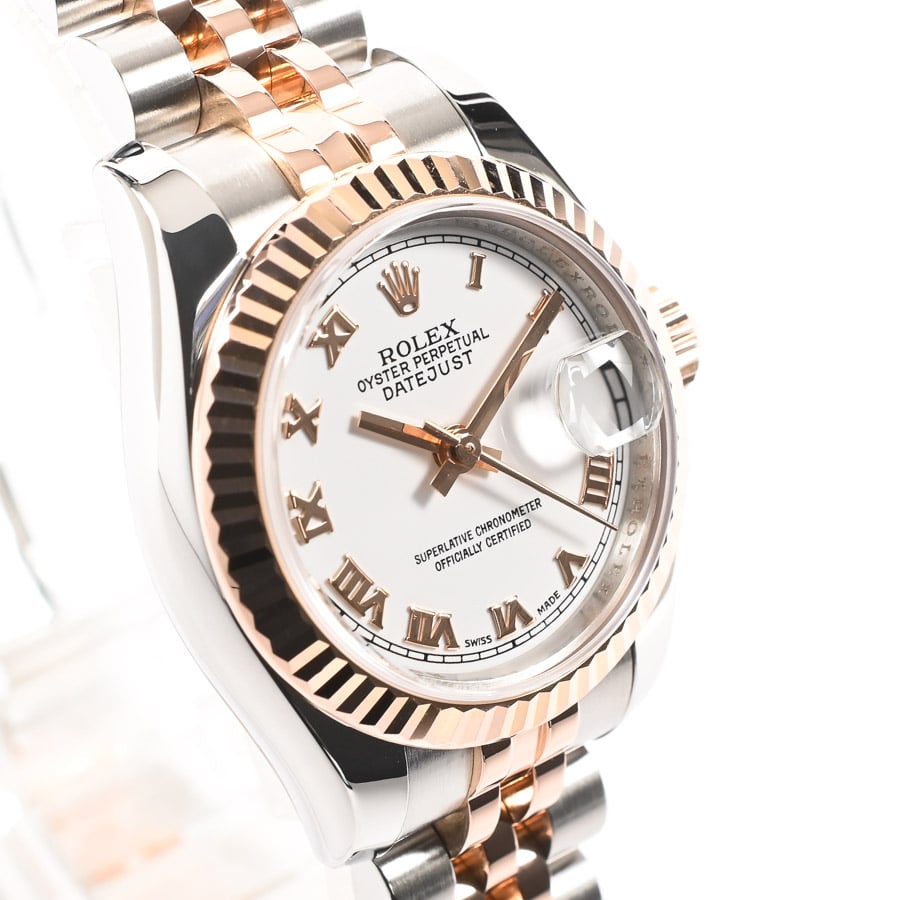 ロレックス デイトジャスト 26mm 179171 レディース 腕時計【Aランク】【中古】 ロレックス デイトジャスト 179171 メテオライト/ダイヤモンド