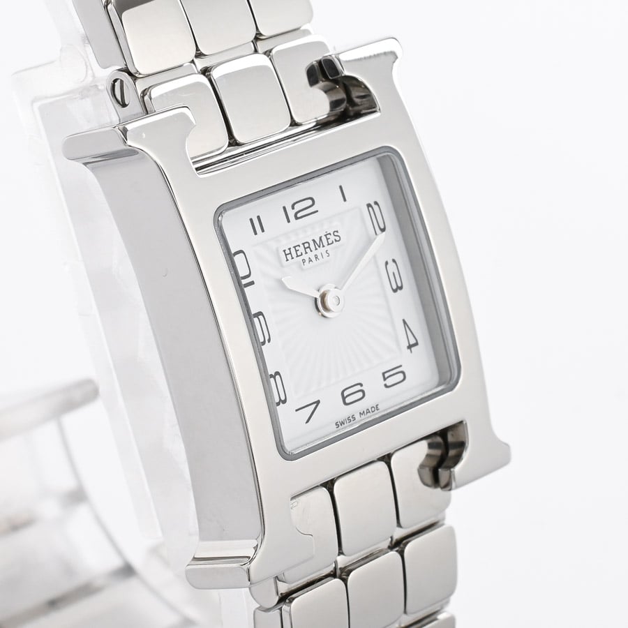 エルメス Hウォッチミニ HH1.110 6227905 Hウォッチミニ | HH1.110 | ステンレス | 中古A品| レディース