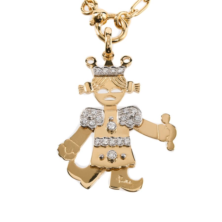 クィーン | K18YG/WG | 中古A品| レディース│ポメラート 【公式
