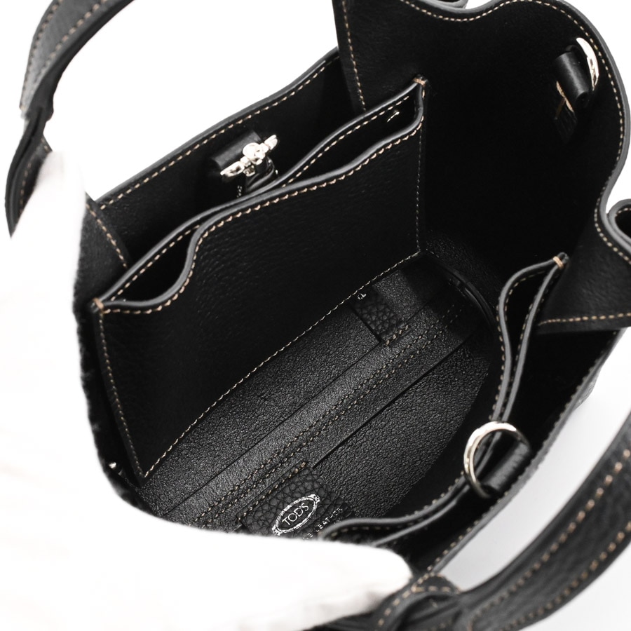 Tタイムレスマイクロ | XBWAPAFL000QRIB999 | ハンドバッグ | 型押し