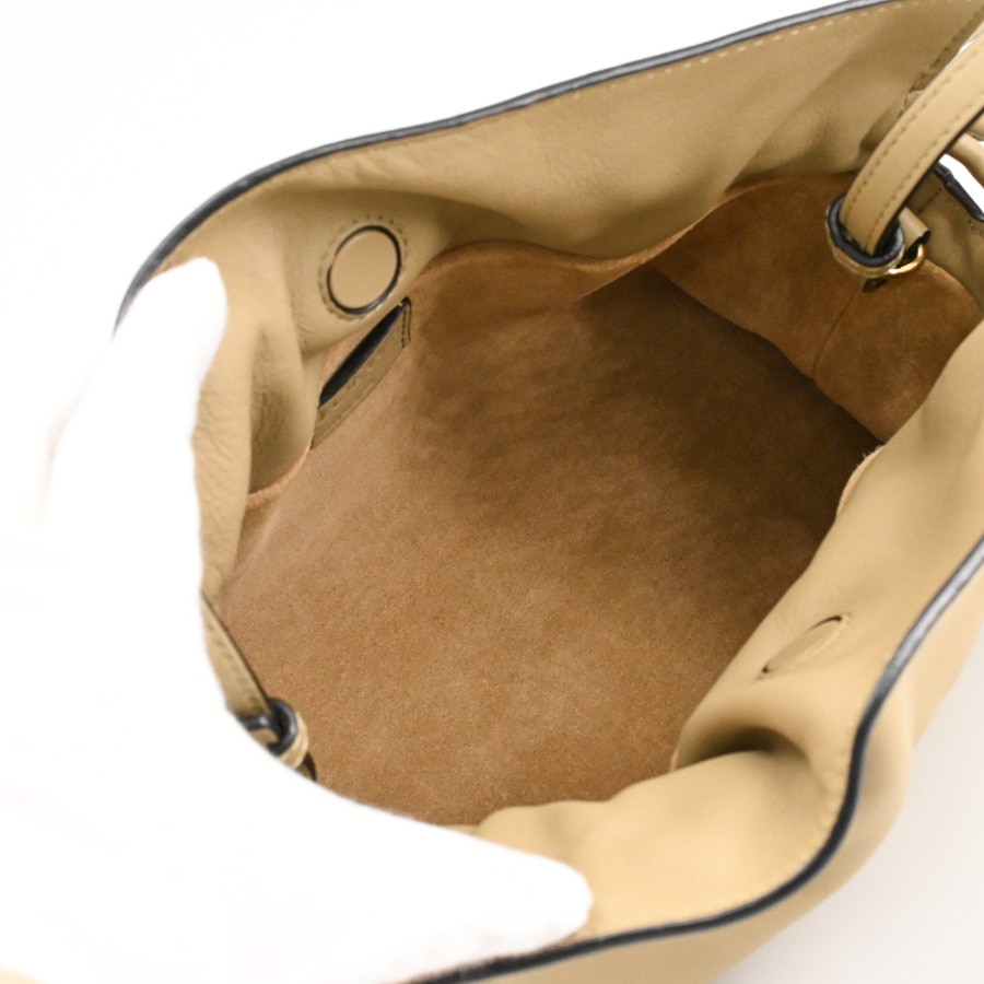 フラメンコクラッチミニ(約W23.9xH18xD9cm ベージュ): ブランドバッグ