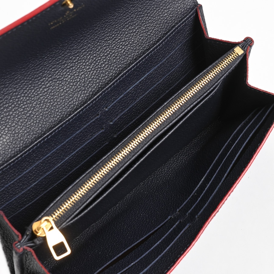 ポルトフォイユサラ(約W19xH10xD2cm マリーヌルージュ): ブランド財布