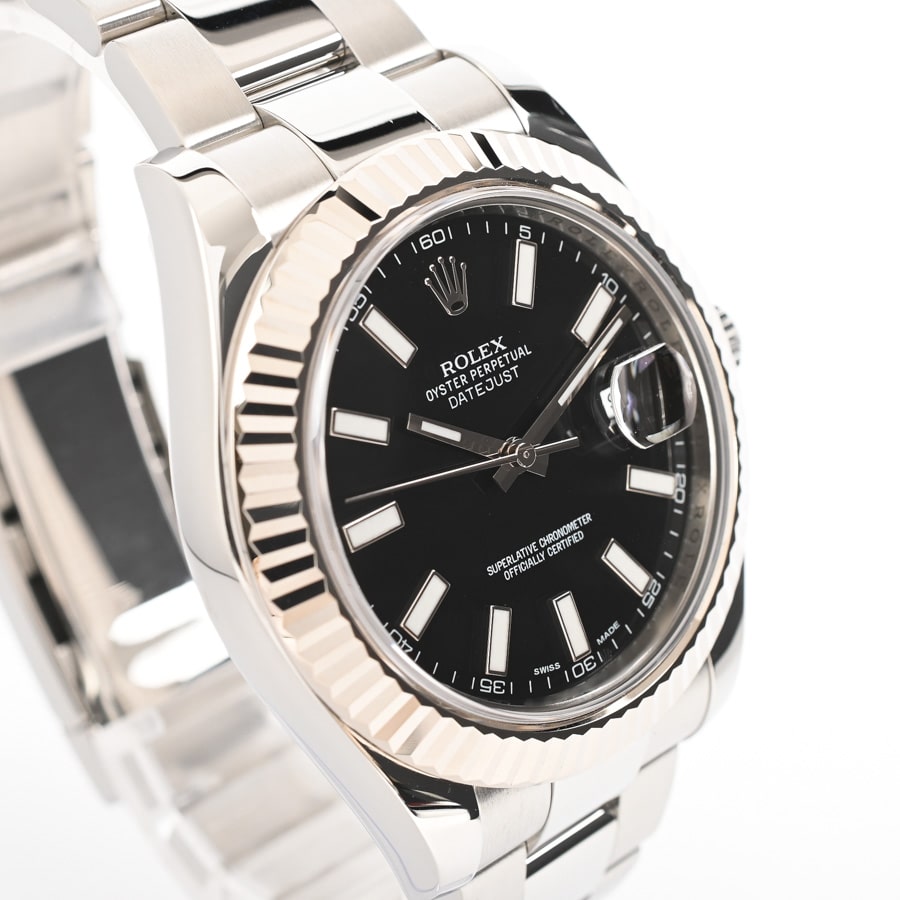 デイトジャスト2(ケース:約41mm/ブレスサイズ:約18.5cm ブラック