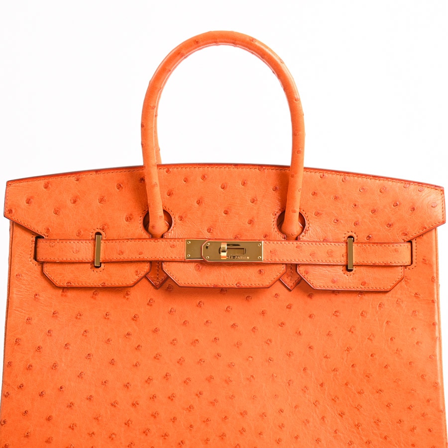 バーキン35 | ハンドバッグ | オーストリッチ | 中古A品| レディース 