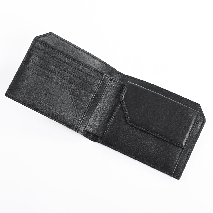 ブラック 財布 NOS LARGE ROUND ZIP WALLET - CLEDRAN ONLINE STORE