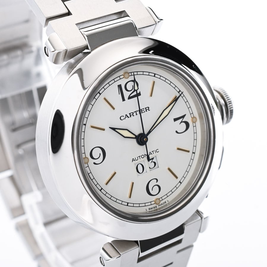 パシャC ビッグデイト(ケース:約34mm(実寸)/ブレスサイズ:約17.5cm
